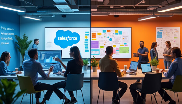 découvrez notre comparaison approfondie entre salesforce essentials et hubspot crm pour vous aider à choisir le meilleur logiciel de gestion de la relation client pour votre startup. analyse des fonctionnalités, avantages et inconvénients pour optimiser vos ventes et votre service client.