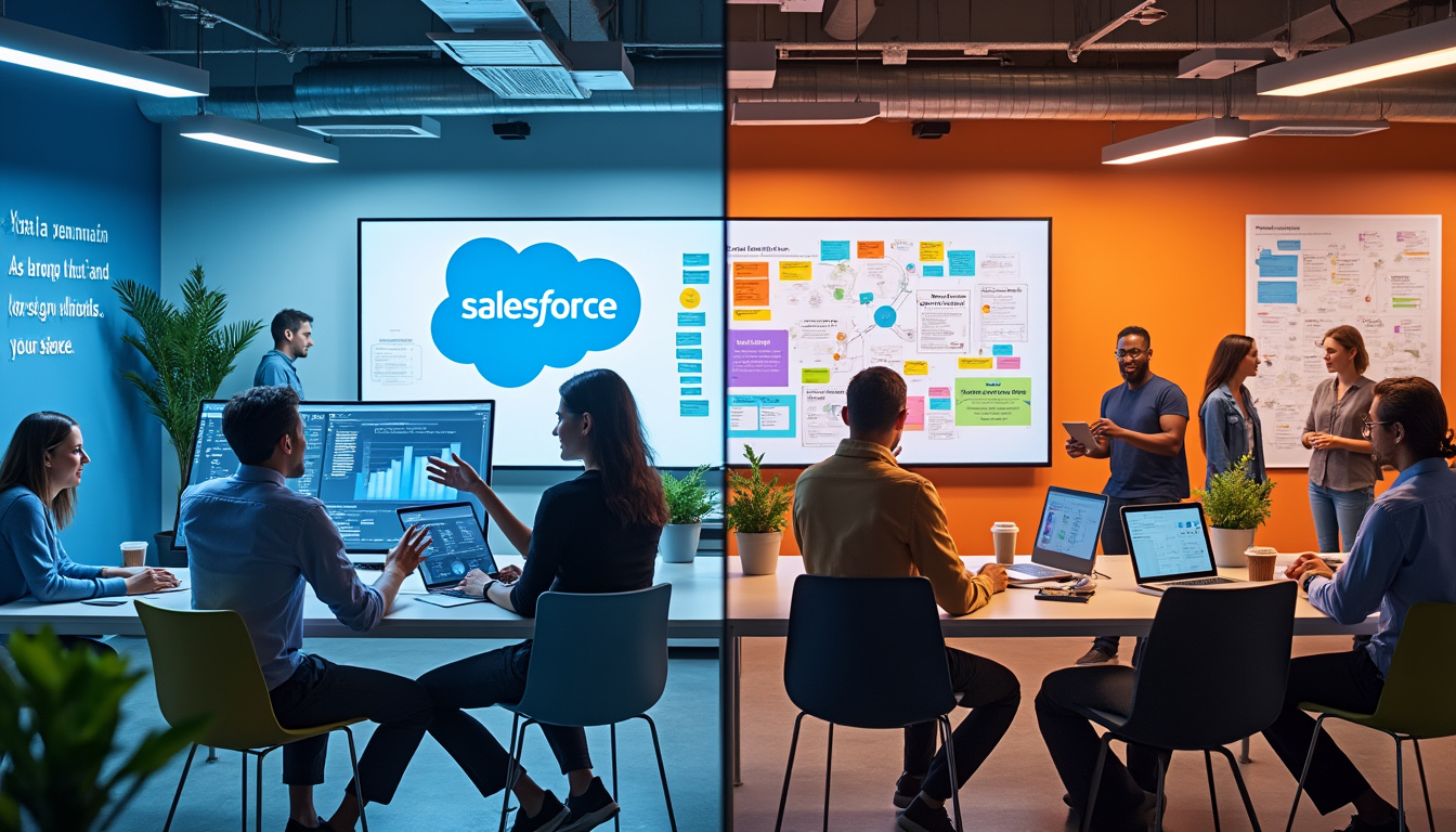découvrez notre comparaison approfondie entre salesforce essentials et hubspot crm pour vous aider à choisir le meilleur logiciel de gestion de la relation client pour votre startup. analyse des fonctionnalités, avantages et inconvénients pour optimiser vos ventes et votre service client.