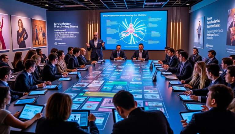 découvrez le nouvel outil numérique lancé par l'association britannique pour la médecine des arts du spectacle, conçu pour améliorer la santé et le bien-être des artistes. explorez les ressources innovantes et les informations précieuses pour soutenir la santé mentale et physique dans le monde du spectacle.