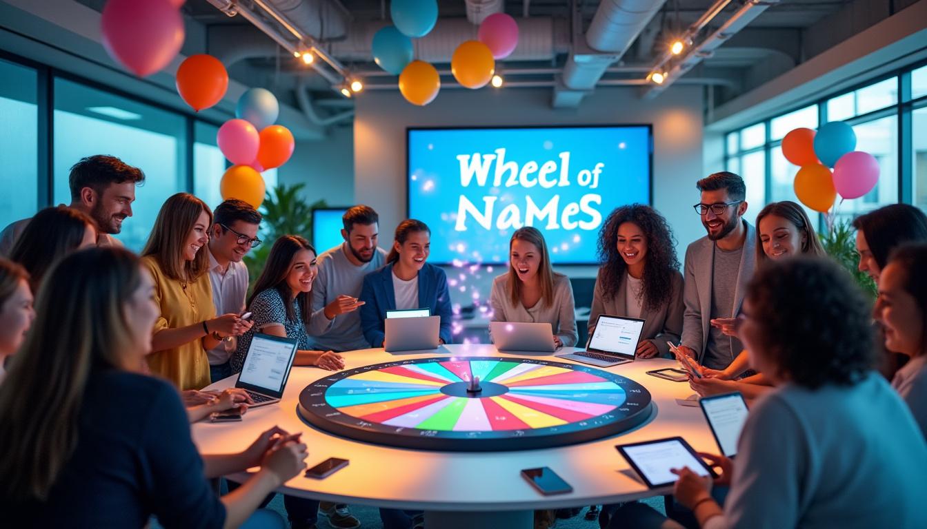découvrez notre nouvel outil numérique convivial qui vous permet de sélectionner des noms de manière aléatoire grâce à wheel of names. simplifiez vos tirages au sort et ajoutez du fun à vos événements !